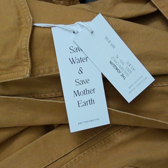 BOYISH The Joaquin Kimono Jacket Wrap Dress In Golden Child OSFM XXS-XL NWT - Picture 6 of 15